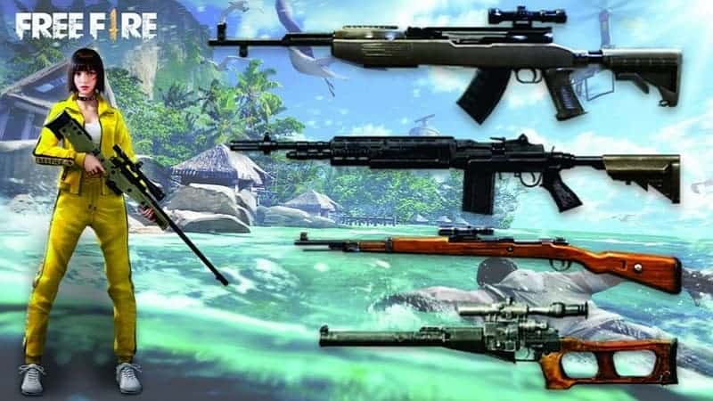 Free Fire Weapon Categories