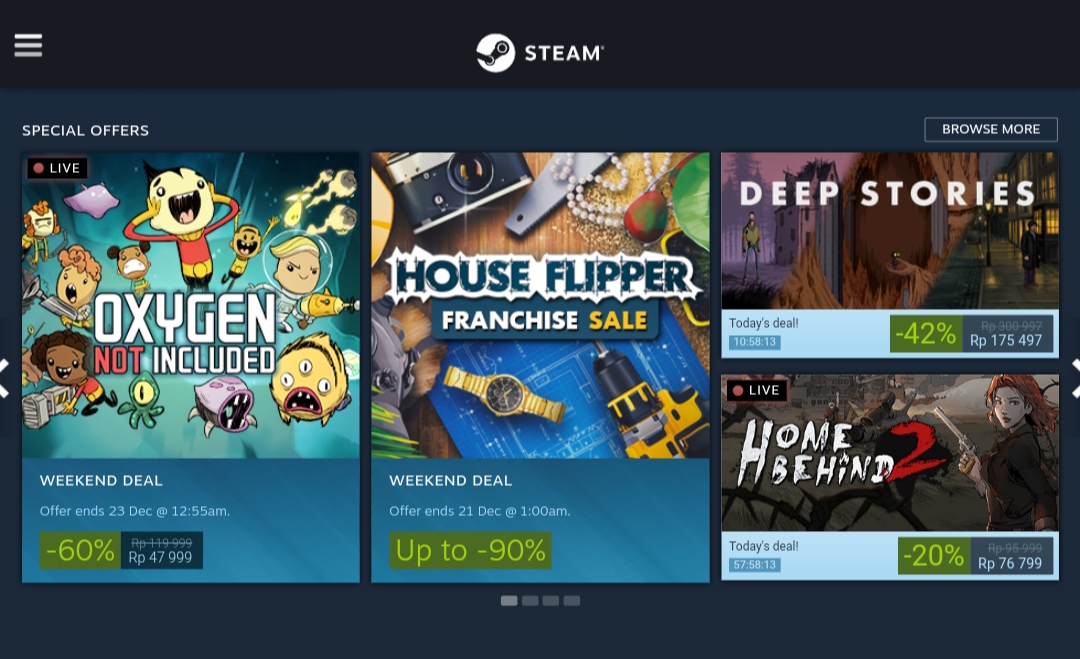 a steam wallet card