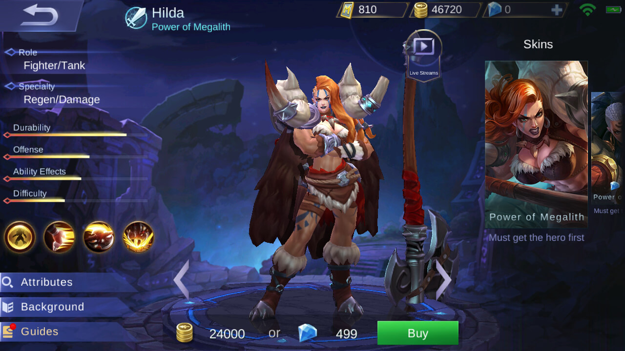 Hilda Mobile Legends