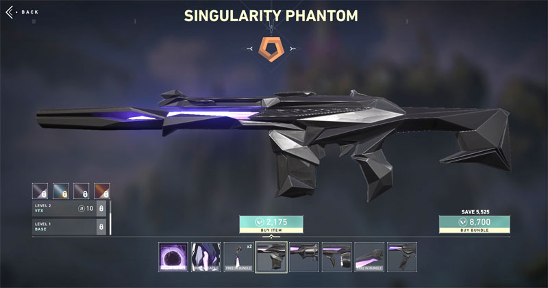 singularity-skin-valorant-phantom price