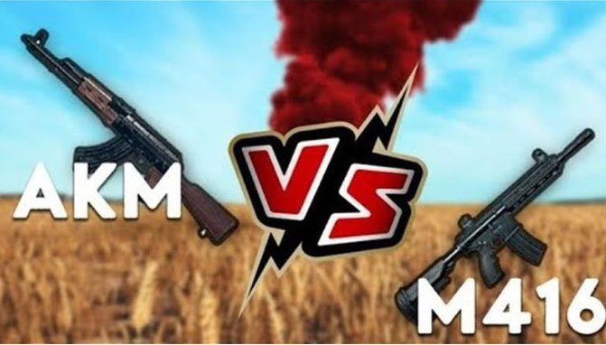 AKM vs M416