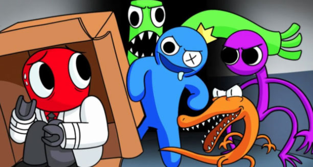 Rainbow Friends characters, jumpscares, and more