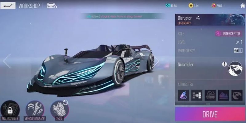 Vehicle Upgrade Ace Racer