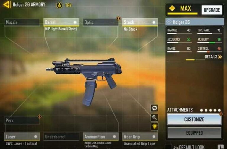 Holger Cod Best Holger 26 Loadout COD Mobile 2025