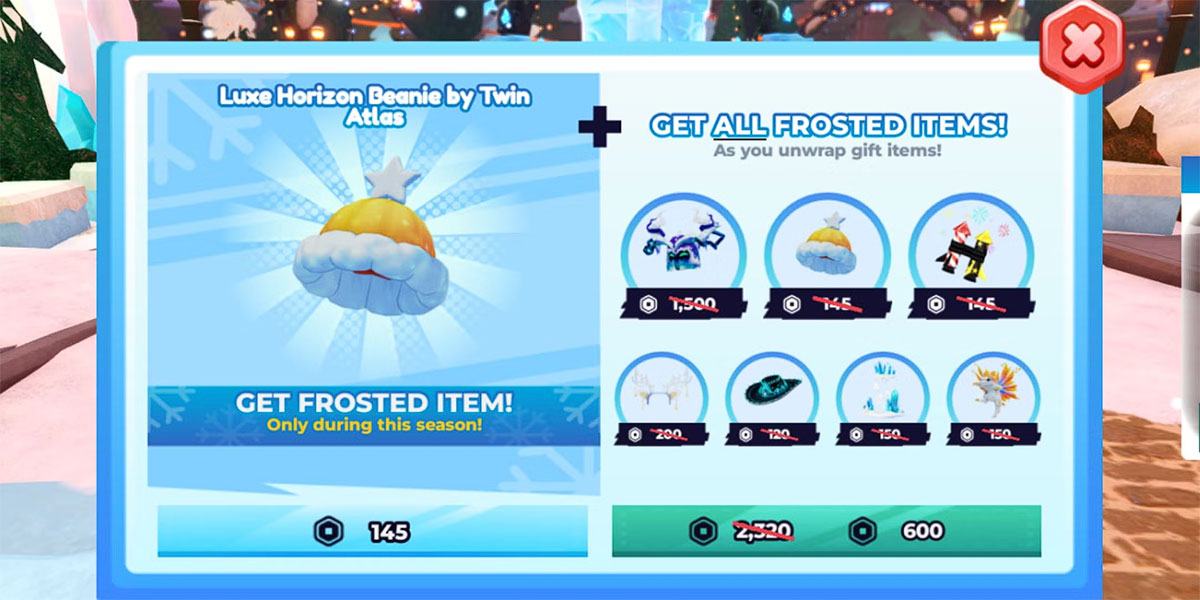 Roblox in game events reward