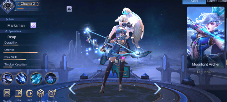 rekomendasi combo skill dan spell miya supaya gg di mobile legend