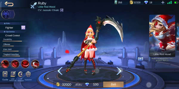 ruby mobile legend build