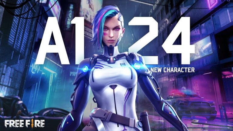 kulik habis a124 free fire, karakter manusia setengah robot