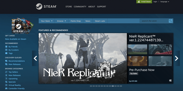 beli game Steam di Indomaret