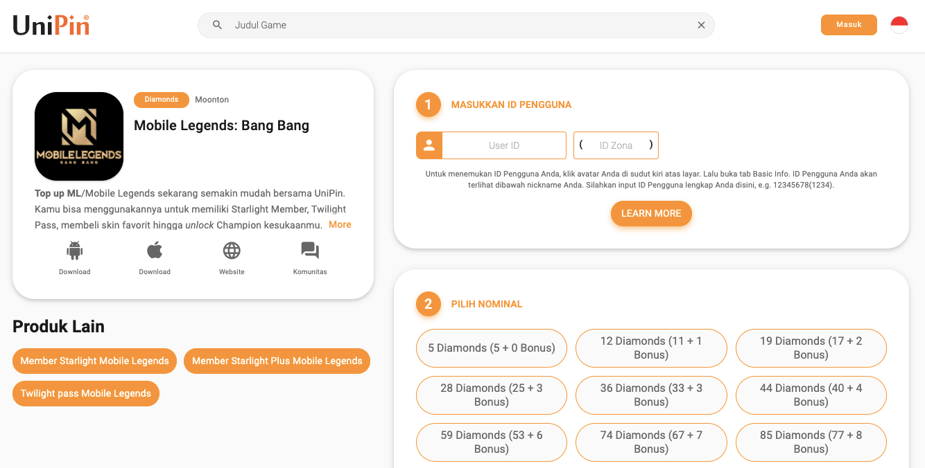 Cara Top Up Game Online Pakai GoPay (FF, MLBB, dan Game