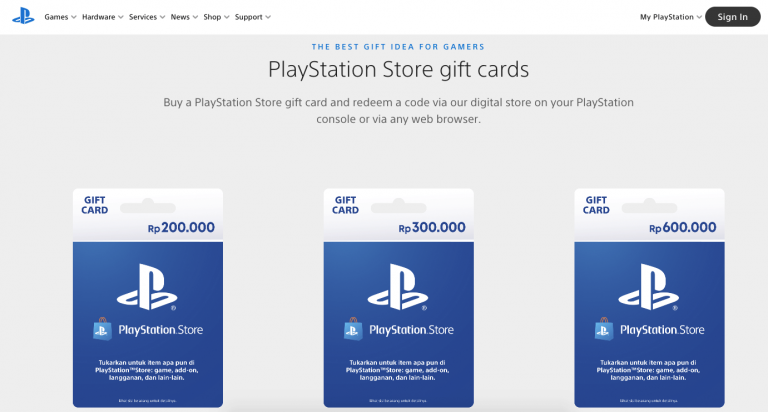 beli PSN Card