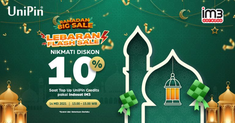 promo lebaran UniPin dan Indosat 2021