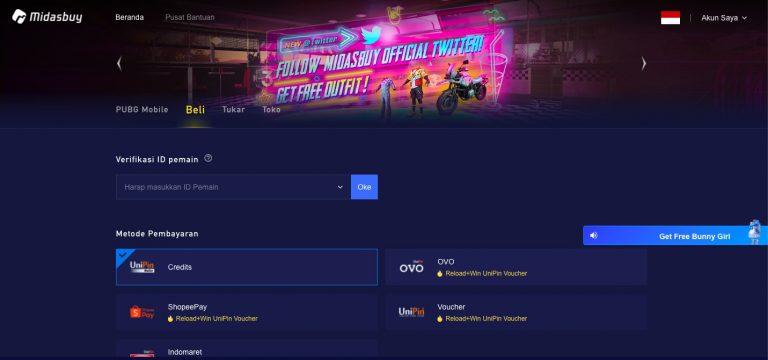 cara cepat dan mudah top up pubg obile