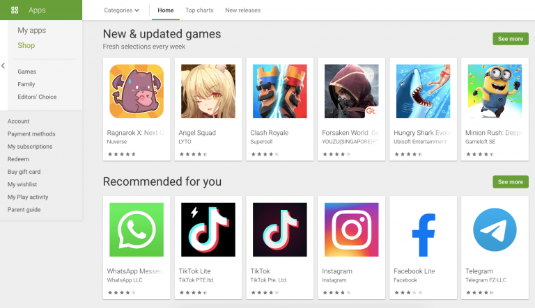 cara isi saldo google play