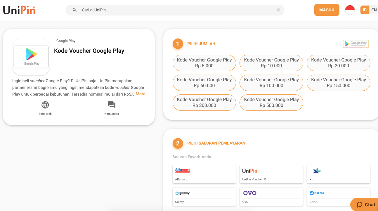 jenis jenis cara pakai voucher google play