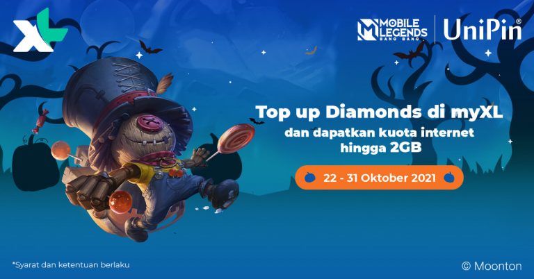 promo top up MLBB pakai XL