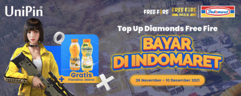 promo top up FF Indomaret Desember 2021