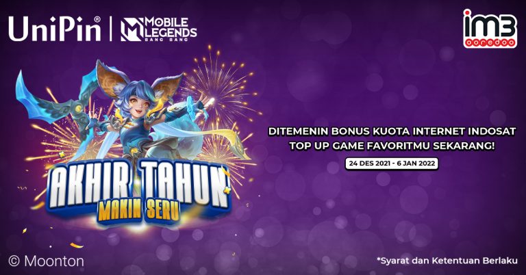 Promo akhir tahun indosat, top up game pulsa IM3