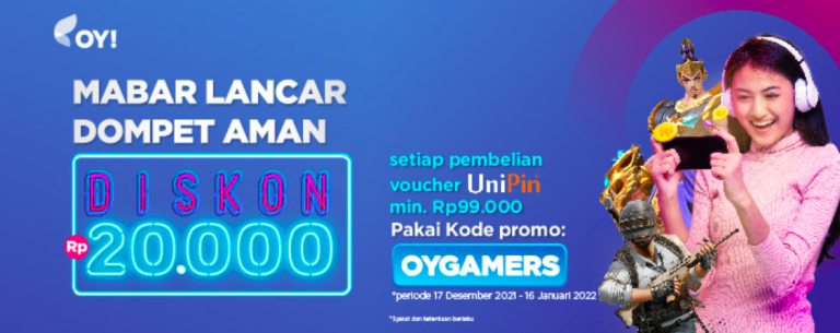 promo voucher UniPin di OY
