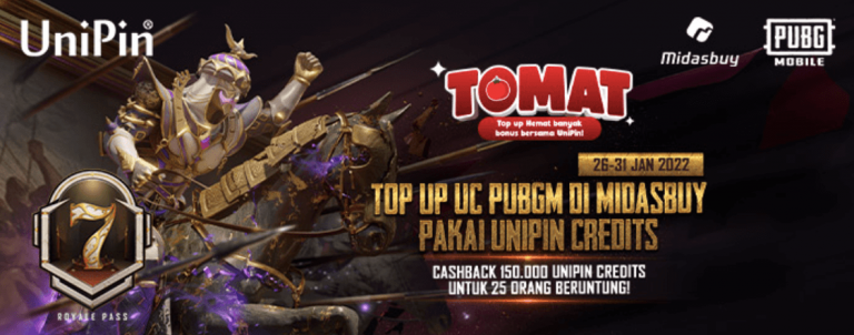 promo top up PUBG Mobile Januari 2022