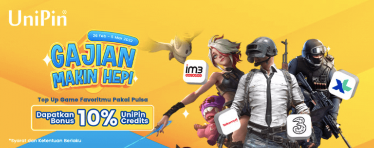 promo top up game pulsa UniPin