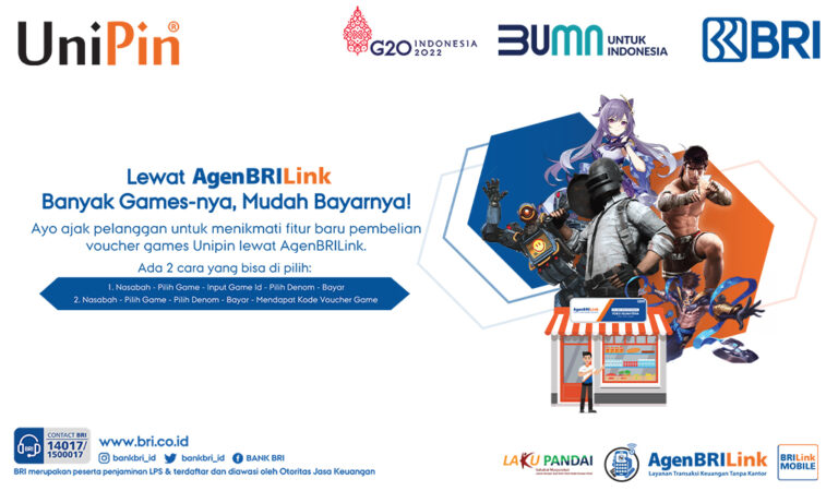 Beli Voucher Games Lewat Agen BRILink