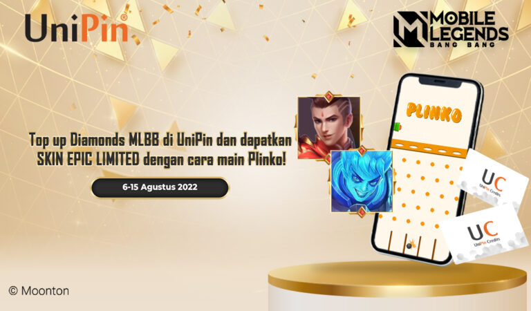 Main Plinko Top Up Diamond MLBB di UniPin, Menangkan Banyak Hadiah