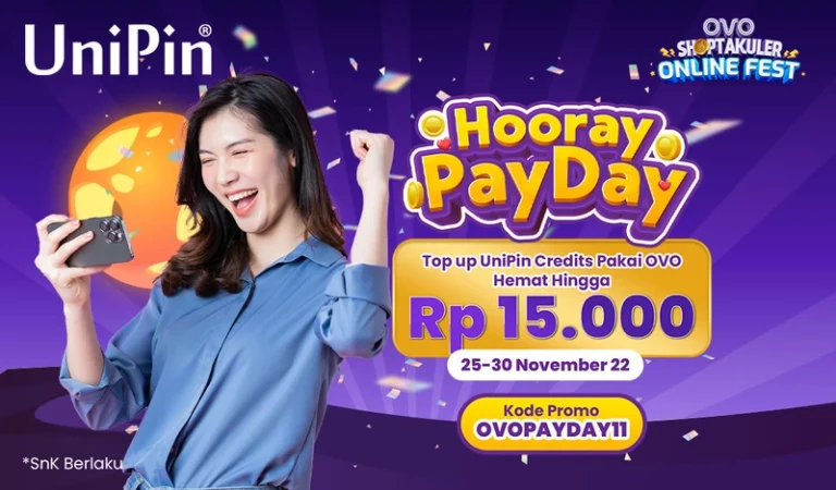 Promo UniPin OVO top up game