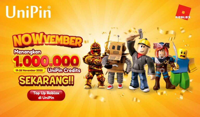 Top Up Roblox dan Menangkan 1 JT UniPin Credits