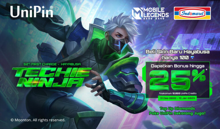 MLBB Season Baru - Top Up Diamonds Pake UniPin, Dapatkan Bonus hingga 25%