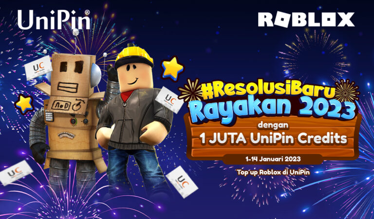 ResolusiBaru – Rayakan 2023 dengan Top Up Roblox dan Menangkan 1 JT UniPin Credits