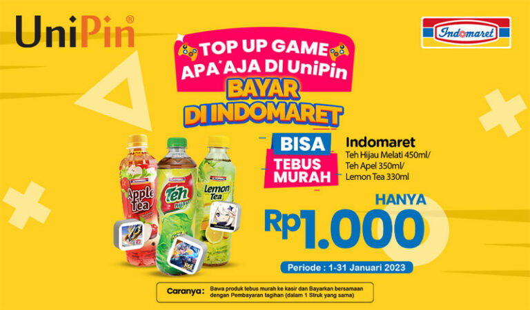 Promo top up game di UniPin-tebus-murah-Indomaret