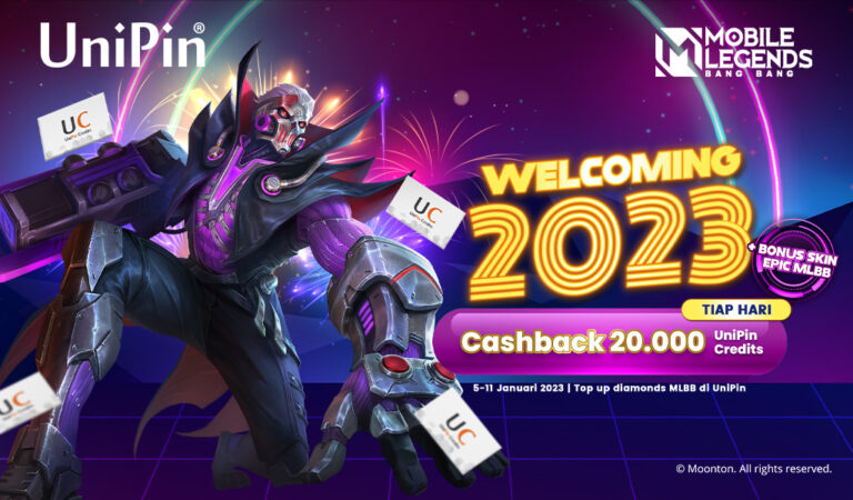 Sambut Tahun Baru dengan Skin MLBB dan Bonus Jutaan UniPin Credits dari UniPin