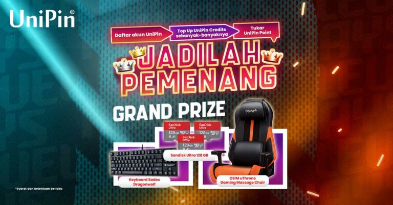 Top Up UniPin Credits Sebanyak-banyaknya dan Jadilah Pemenang