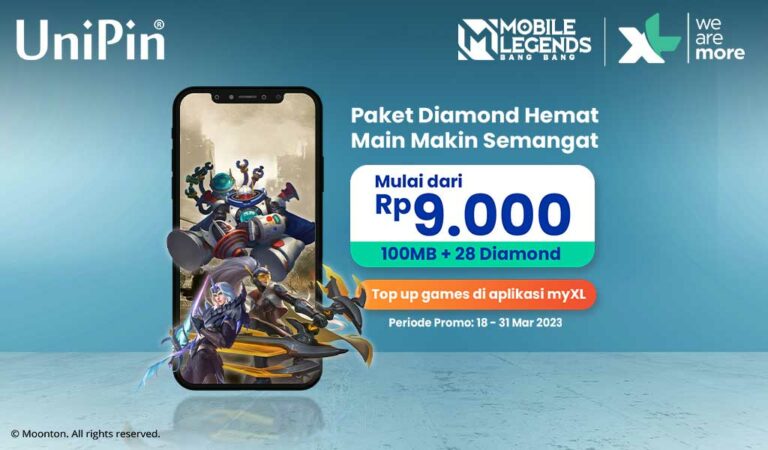 Paket Diamond Hemat Main Makin Semangat, Ayo Top-up di myXL