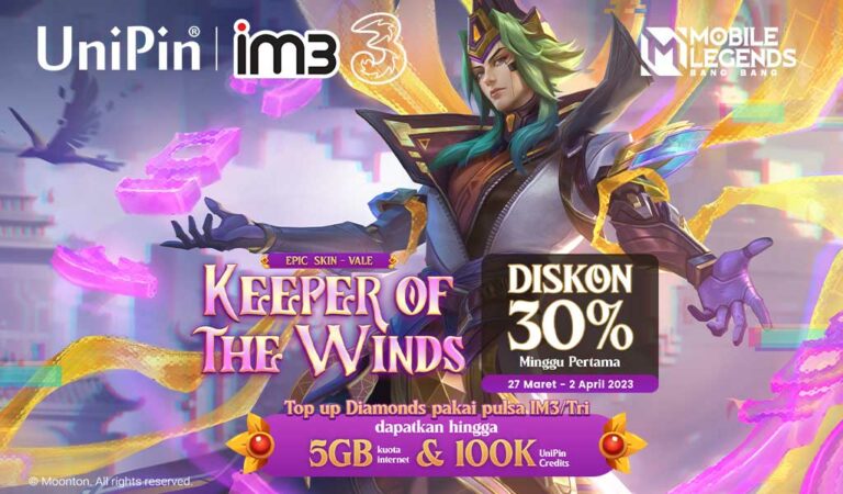 Skin Vale Keeper of the Winds Diskon 30%
