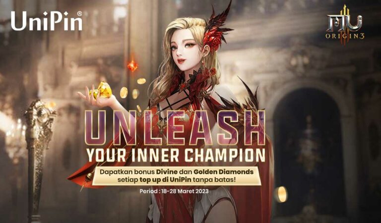 Top Up Divine Diamonds & Dapatkan Ekstra Golden Diamonds TANPA BATAS dari MU ORIGIN 3