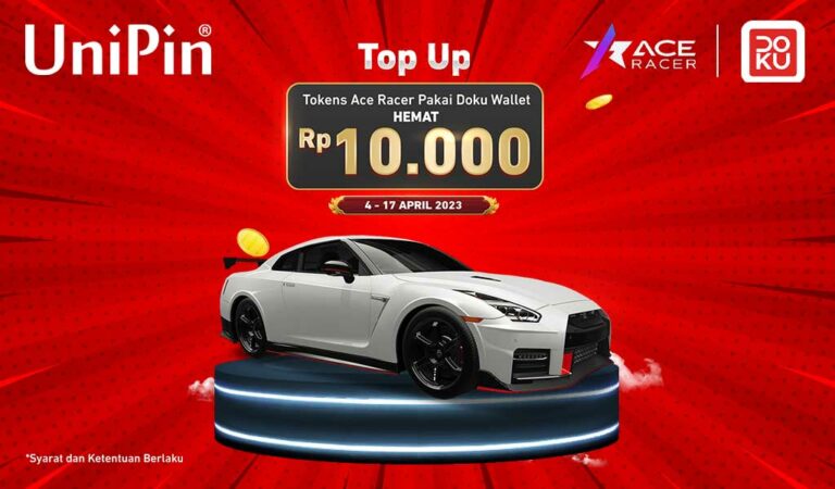Top Up Tokens Ace Racer Pakai DOKU Wallet Hemat Hingga Rp 10Ribu