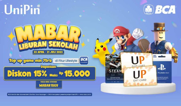 MABAR Liburan Sekolah BCA Bersama UniPin