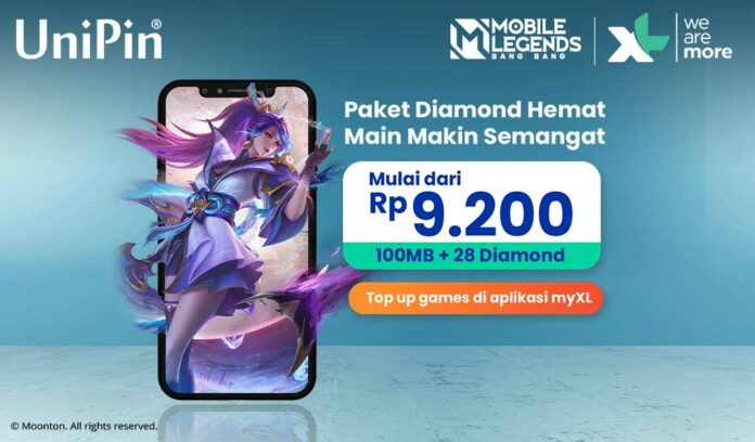 Top Up Mobile Legends di myXL Dapatkan Kuota Internet hingga 2GB