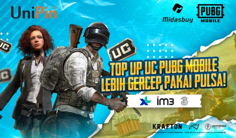 Top Up UC PUBG Mobile Lebih Gercep? Pakai Pulsa Aja
