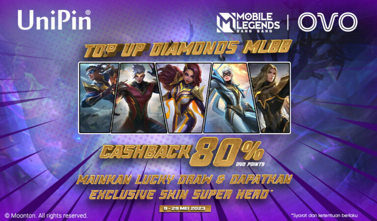 Top Up Diamonds Pakai OVO Cashback 80% OVO Points