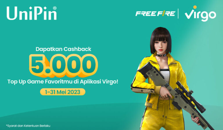 Top Up Games di Aplikasi Virgo dan Dapatkan Cashback 5.000