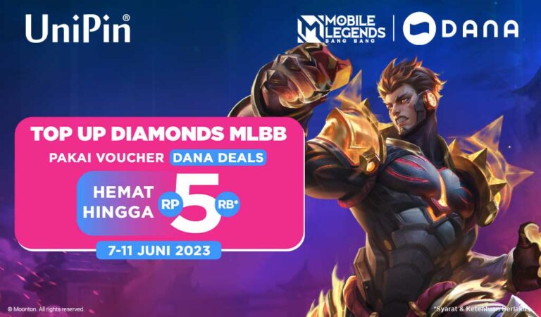 Beli Voucher Dana Deals & Saatnya Mainkan Starlight Member MLBB di UniPin
