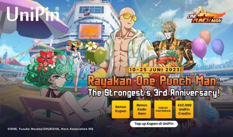 Rayakan Ulang Tahun Ke-3 One Punch Man: The Strongest