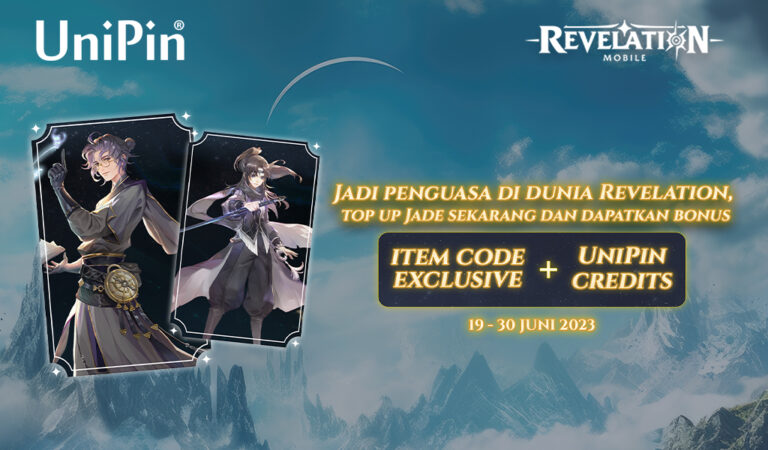 Top Up Jade Sekarang Dapat Item Code Exclusive dan UniPin Credits