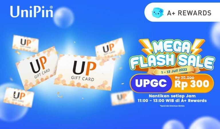 Dapatkan Diskon 99% untuk Pembelian UniPin Gift Card di A+ Rewards