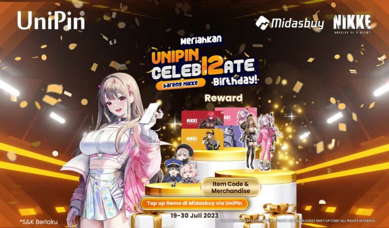 Meriahkan #UniPinCeleb12ate Birthday bareng NIKKE: Goddess of Victory