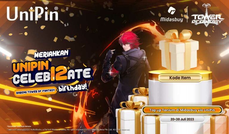 Meriahkan #UniPinCeleb12ate Birthday bareng Tower of Fantasy