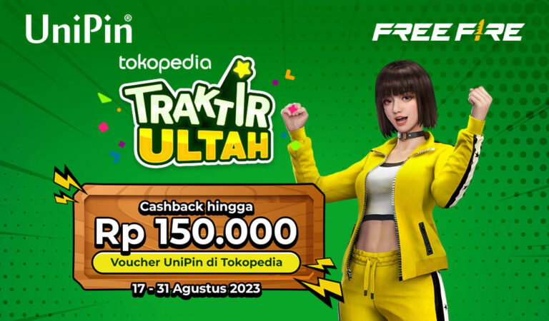 Promo Cashback Rp150.000 Beli UV dan Games lain 14th Anniversary Tokopedia